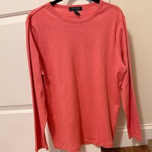 Ralph Lauren Coral Long Sleeve Shirt